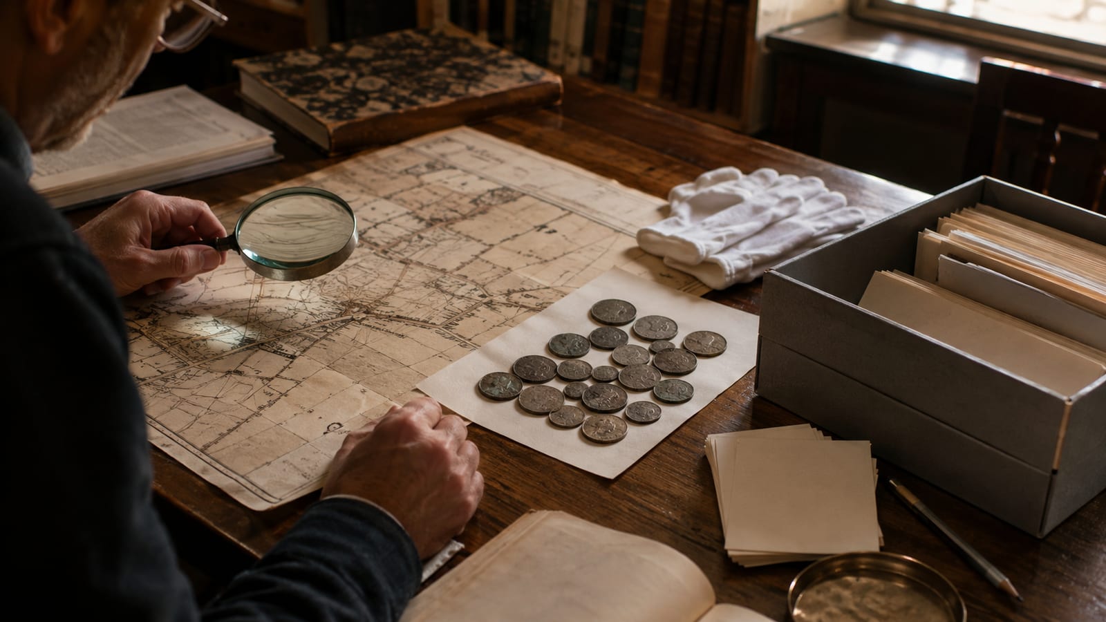 Coin Hoards Aren't Really Found by Luck
