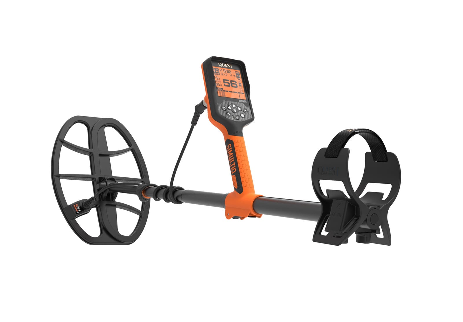 QUEST S-Pro SimultiQ metal detector with dual coil kit