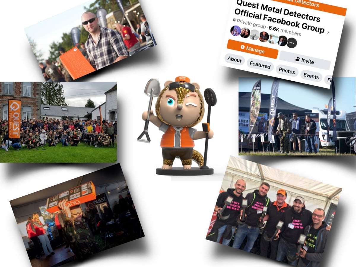QUEST-gemeenschapsevenementen en detectorists
