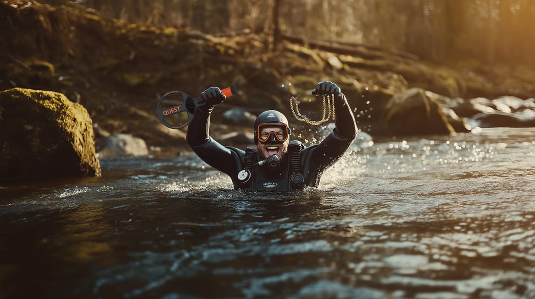 Scuba Tector II in shallow-water recovery