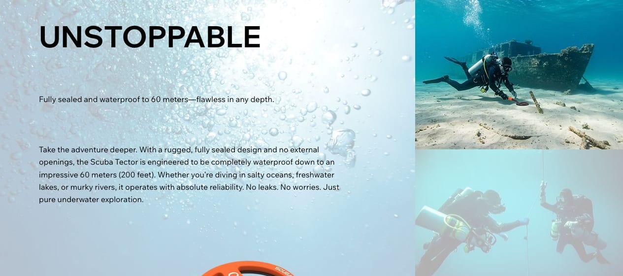 Scuba Tector II feature detail
